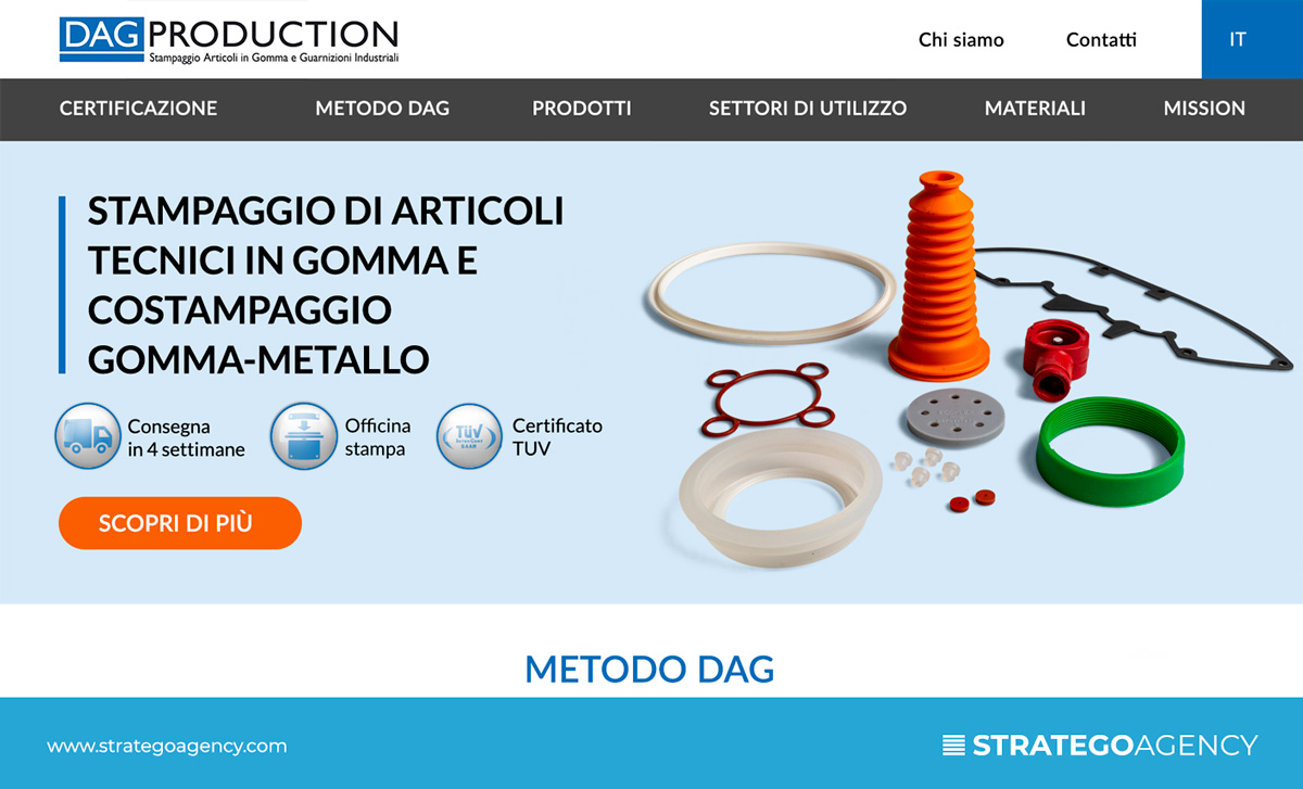 Sito Web Dag Production
